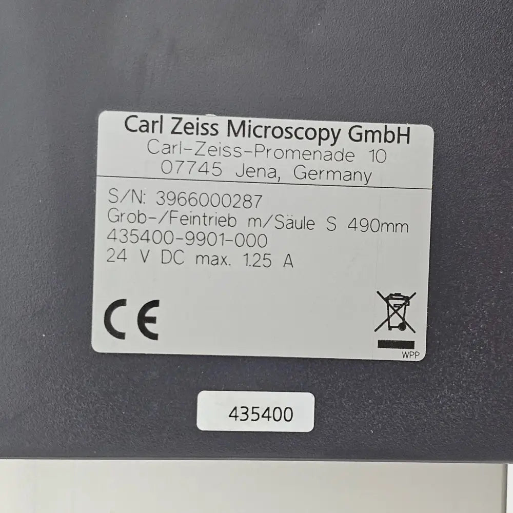 Zeiss C-mount camera adapter for Primovert and table adapter 84/120 included with the V8 system