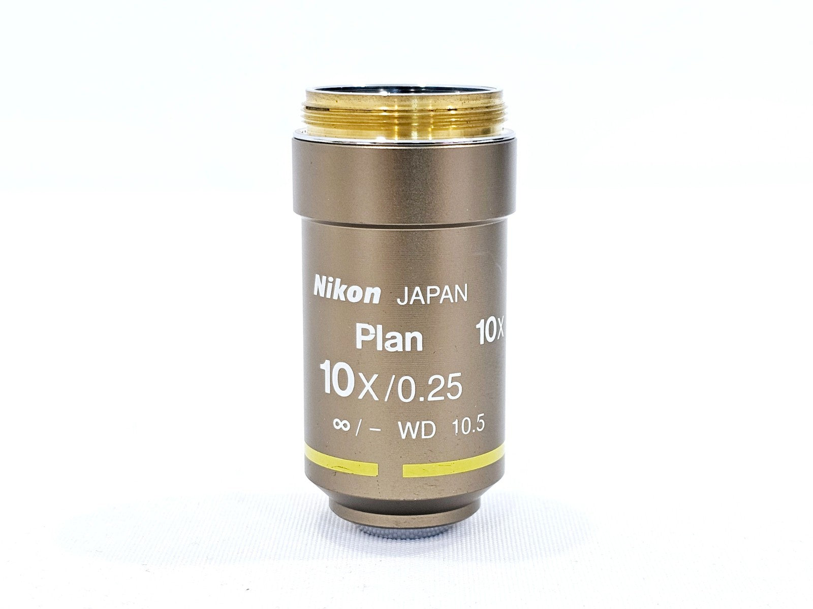 Nikon Plan 10x/0.25 Objective ∞/- WD 10.5