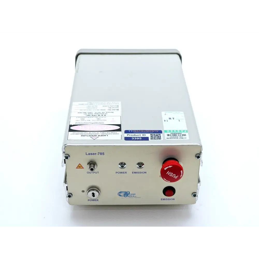 Ocean Optics BRM-785 laser module side profile showing compact module housing