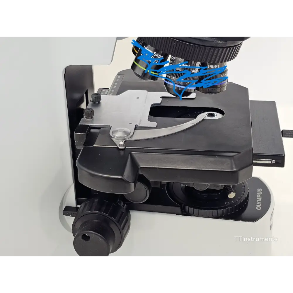 Olympus BX51TF system overview showing microscope body and ColorView camera together