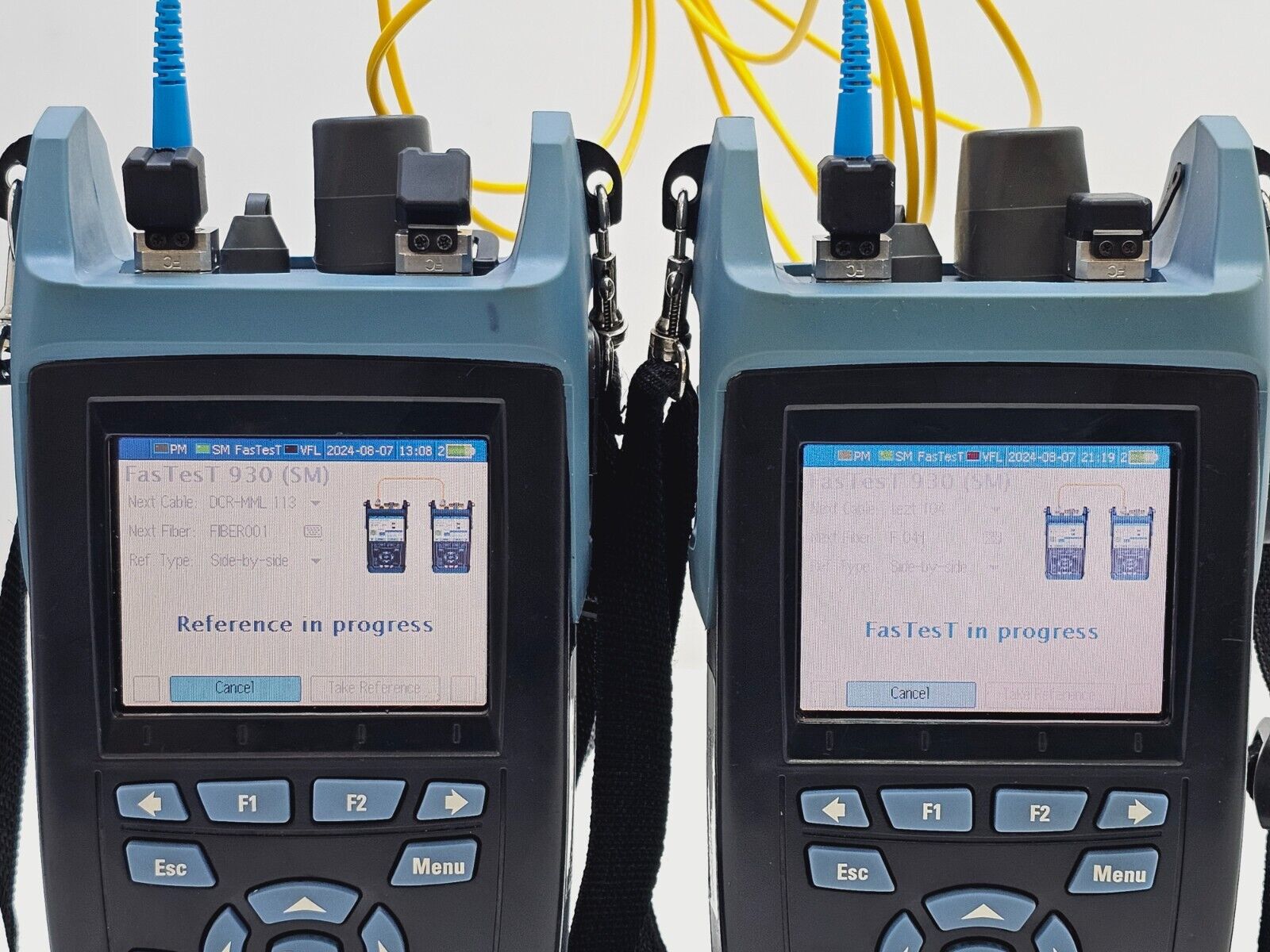 PAIR EXFO FOT-930 MaxTester II Optical Loss Tester 1310/1550/1625 SM  FOT-932-4
