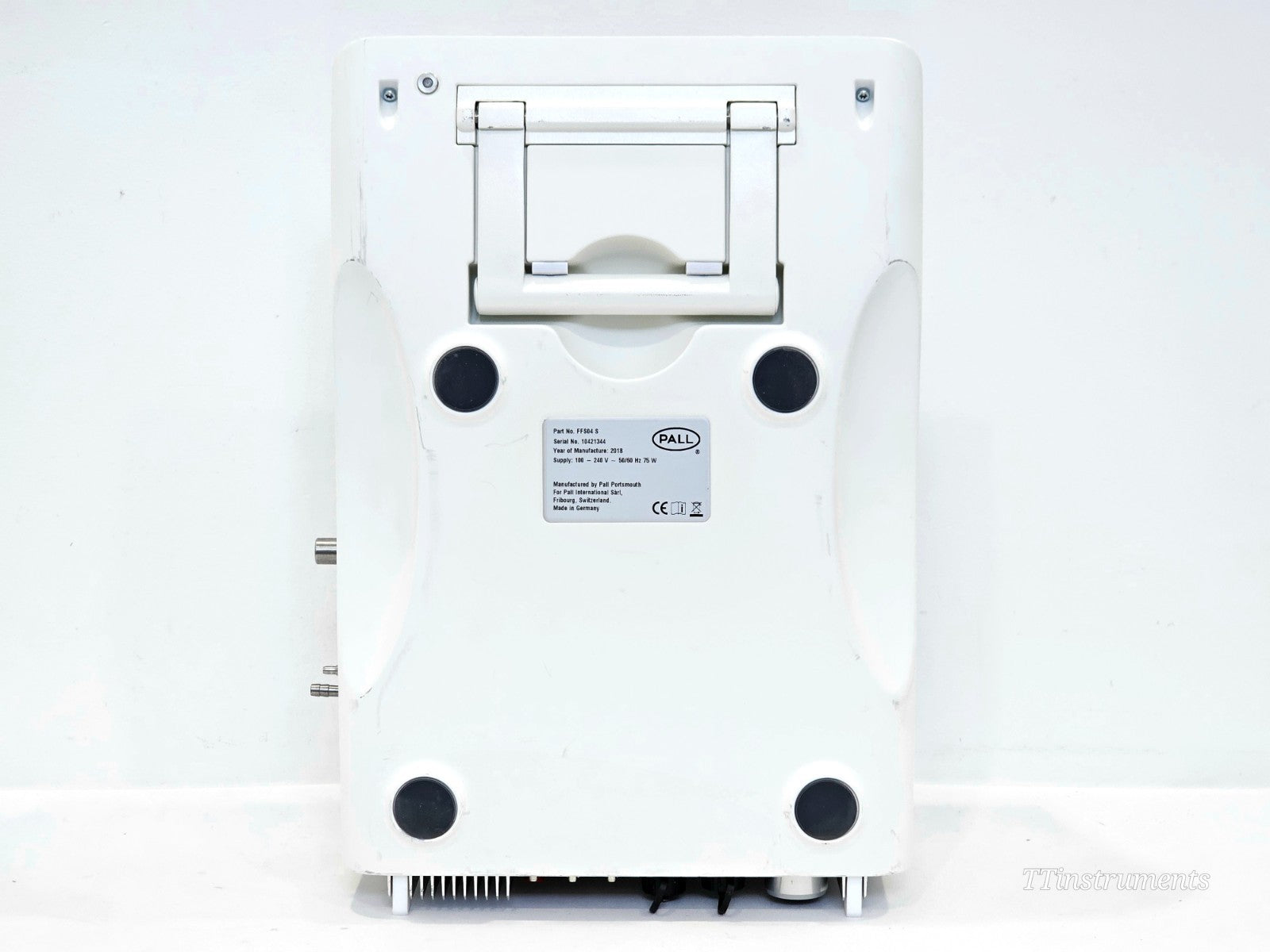 Pall Palltronic Flowstar IV FFS04 S top view showing instrument housing and port layout