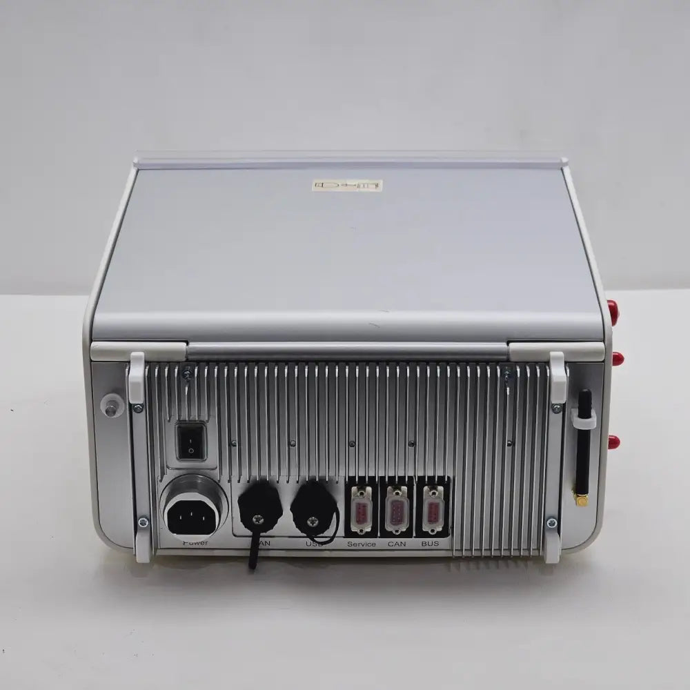 Close-up of PALL Palltronic Flowstar IV FFS04R front panel model label and part number identification