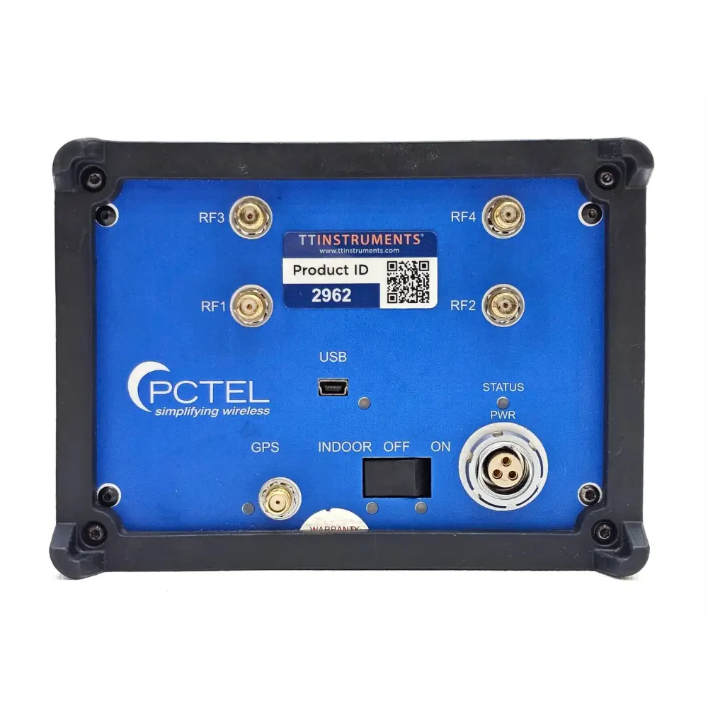 PCTEL SeeGull MXflex scanning receiver with GPS antenna and in-car power charger accessory