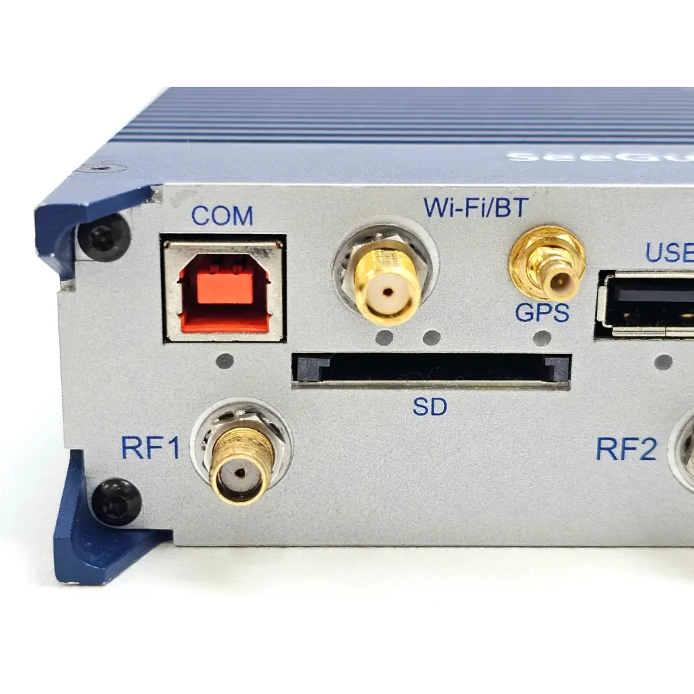 PCTEL SeeGull IBflex 08900 software screen showing installed options and protocol band summary