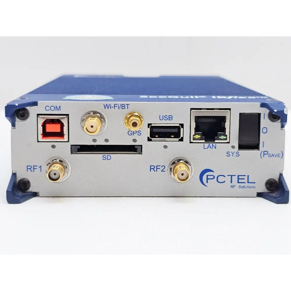 PCTEL SeeGull IBflex 08900 screen displaying SeeGullMaster software version information