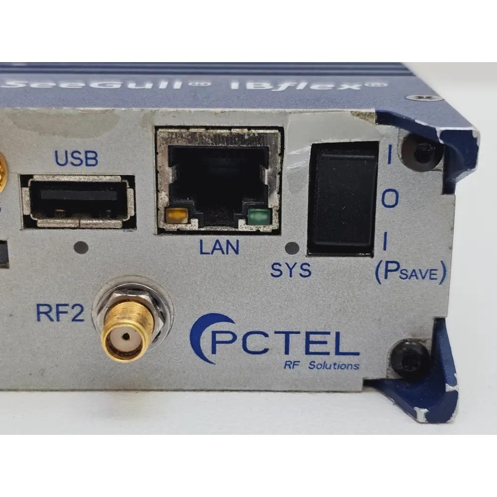 PCTEL SeeGull IBflex protocol and band summary screen showing 85 band options
