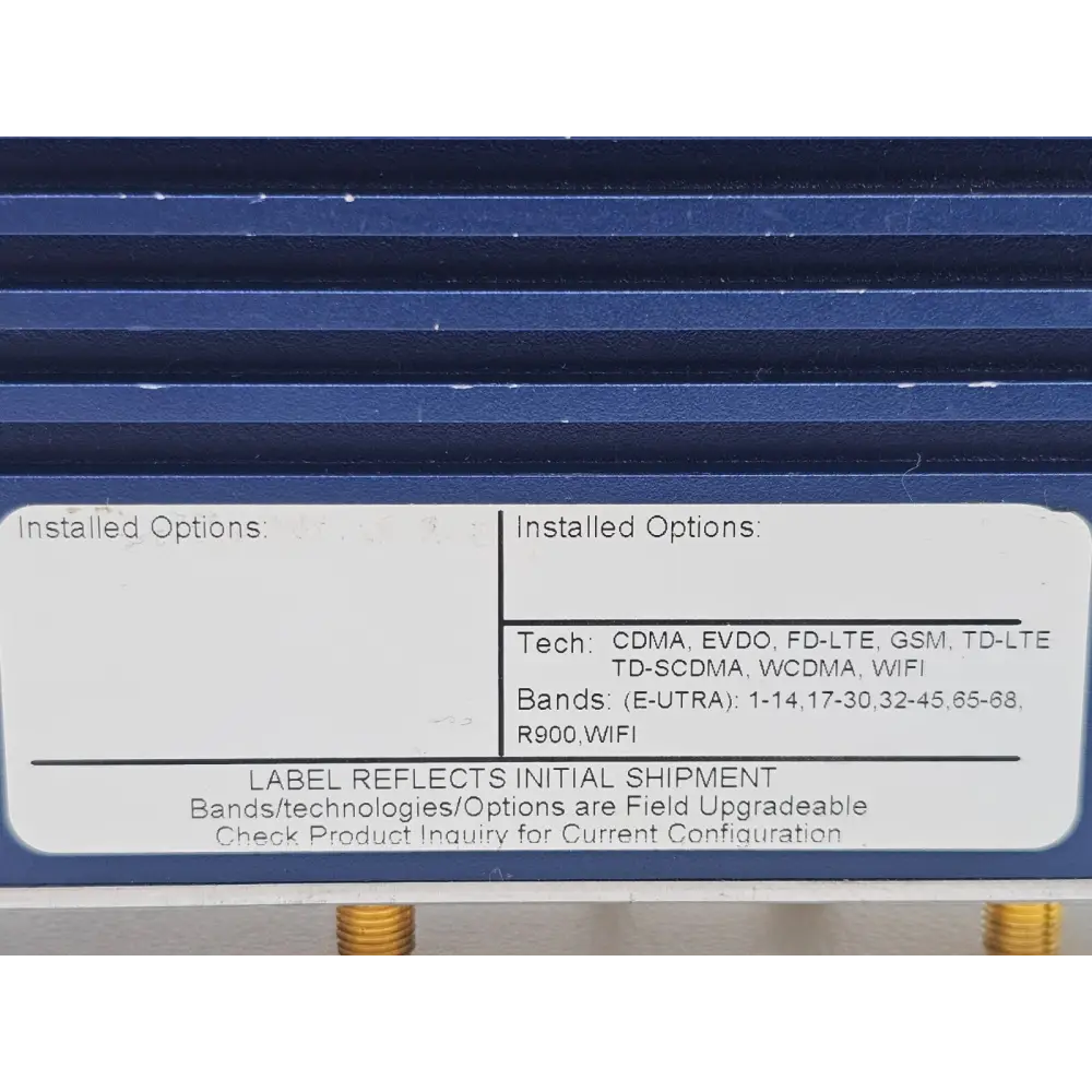 PCTEL IBflex 08900S scanning receiver shown at angle highlighting compact portable form factor