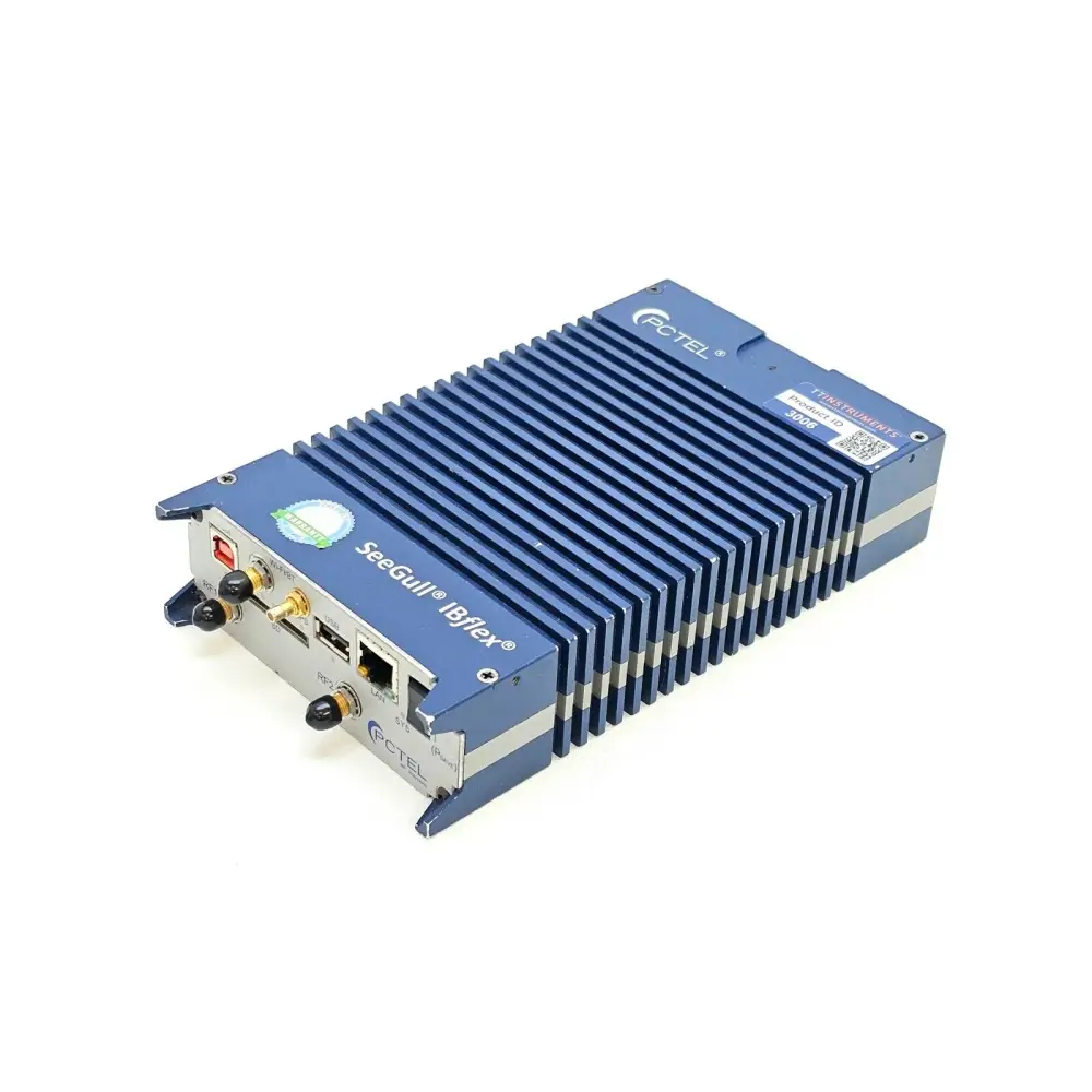 PCTEL IBflex 08900S rear view showing Ethernet port and interface connections