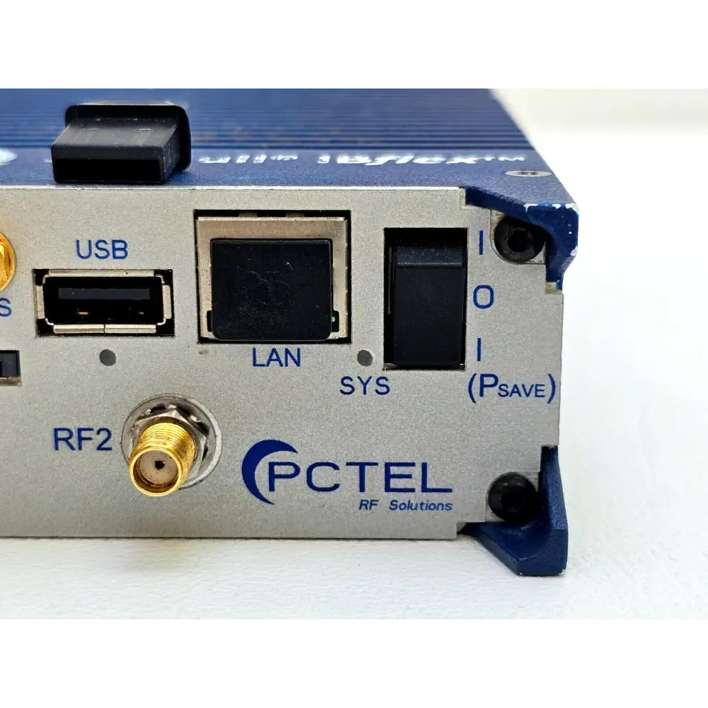 PCTEL SeeGull IBflex inquiry response screen showing unit level information and bootup status passed