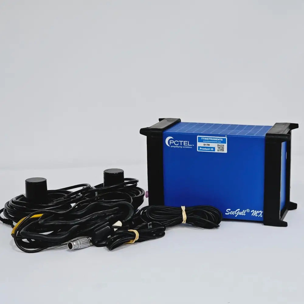 PCTEL SeeGull MX scanning receiver with 2x RF antennas, GPS antenna and in-car power cable