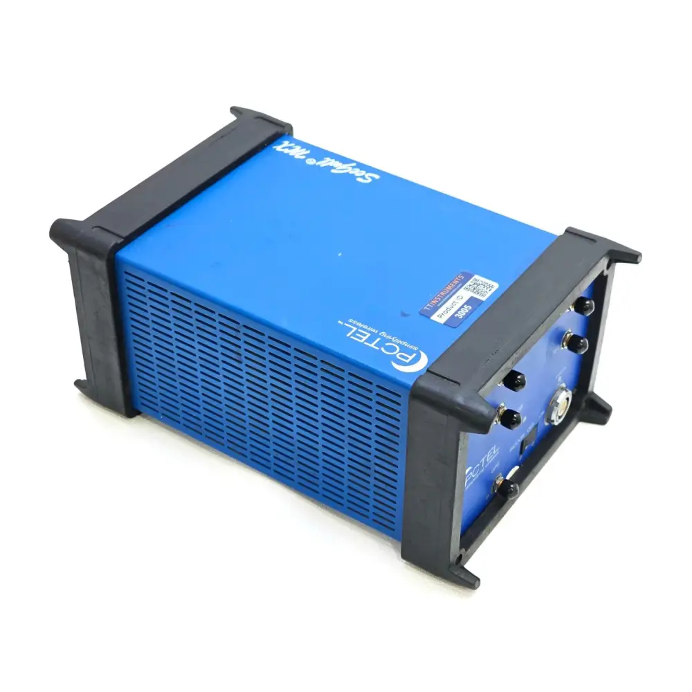 PCTEL SeeGull MX with four multi-band SMA antennas and GPS antenna attached