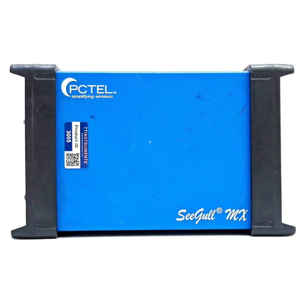 PCTEL SeeGull MX multi-band drive-test scanner top panel with labelled antenna connection points