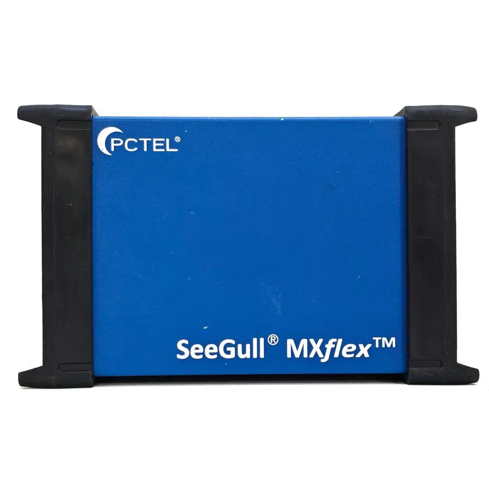 PCTEL MXflex scanning receiver with in-car charger accessory supplied in the sale
