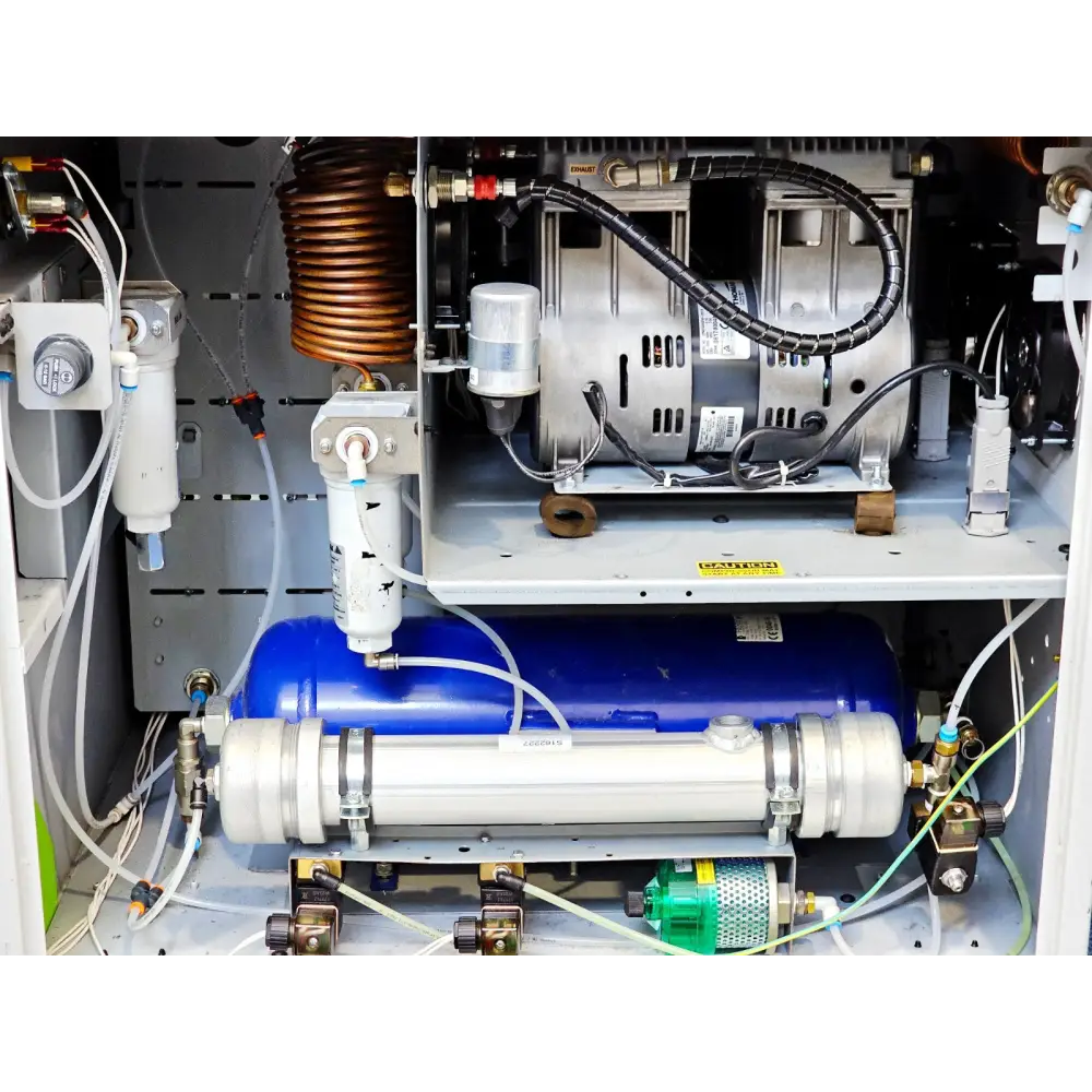Peak Scientific Genius NM32LA internal components view showing PSA module