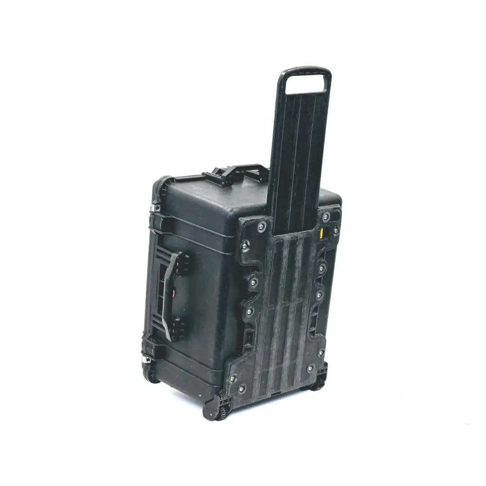Pelican 1620 case detail view showing pressure equalisation valve and padlock hasp