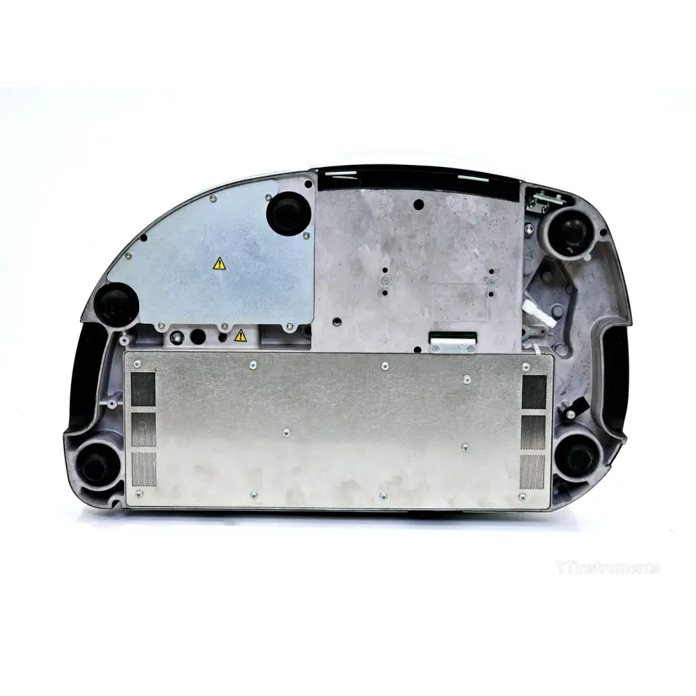 PerkinElmer Spectrum TWO LITA FT-IR spectrometer lid open showing internal optical bench