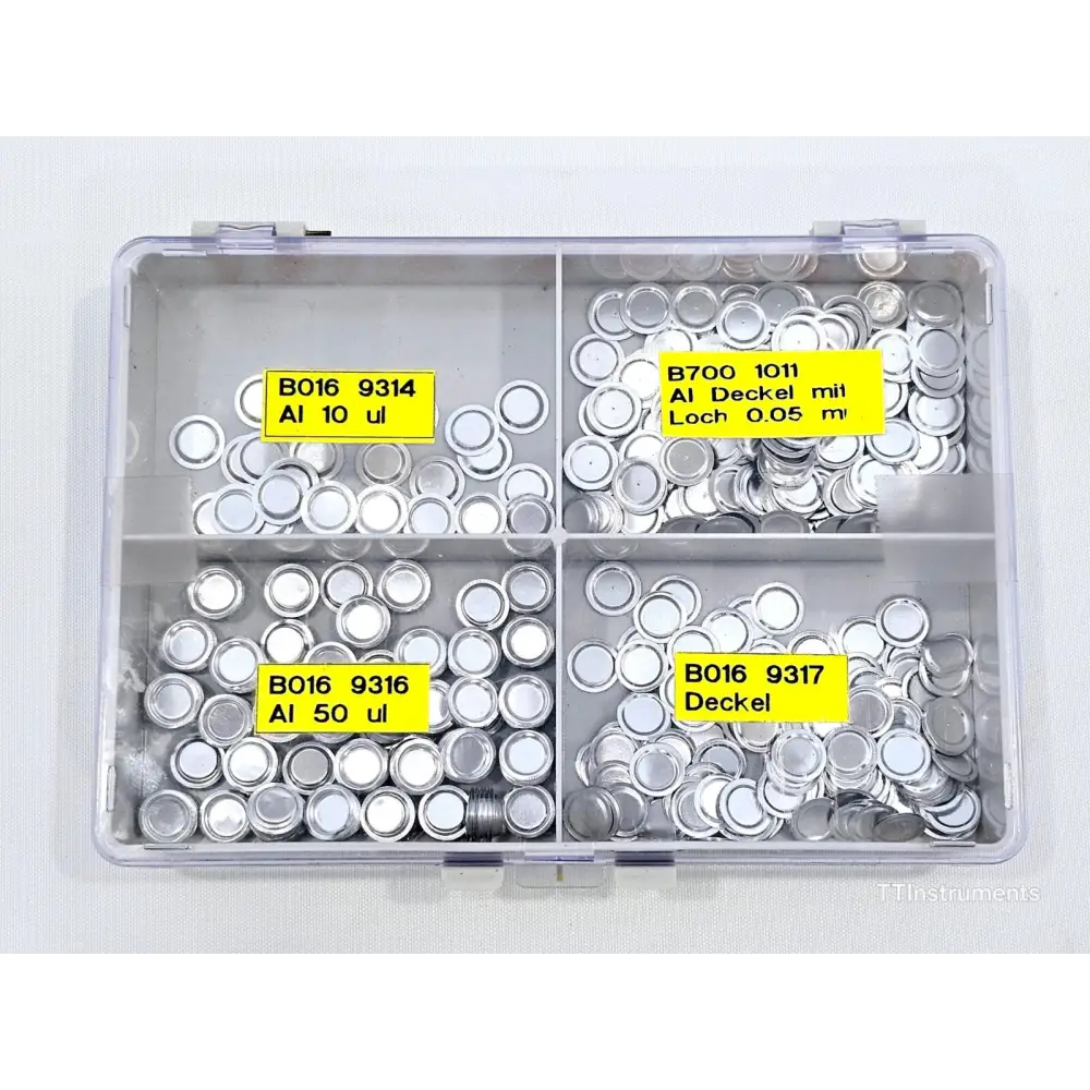 High pressure stainless steel capsules B018-2901 included with PerkinElmer crimper