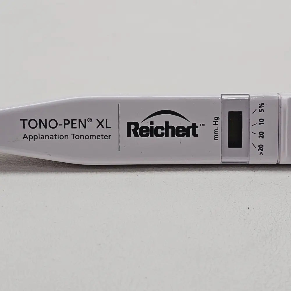 Reichert TONO-PEN XL rear view showing battery compartment and body markings