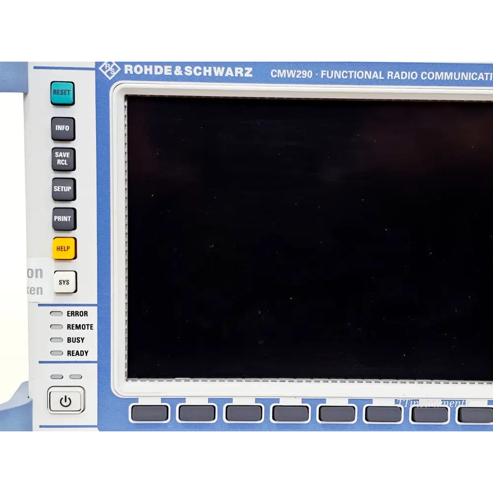 Rohde & Schwarz CMW290 Radio Communication Tester 1201.0002K29 RF Test Signal +