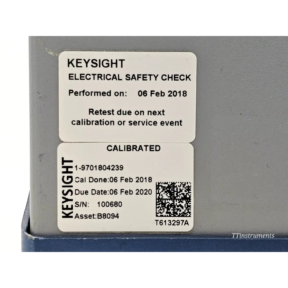 Rohde & Schwarz NRVS 1020.1809.02 unit top view on bench
