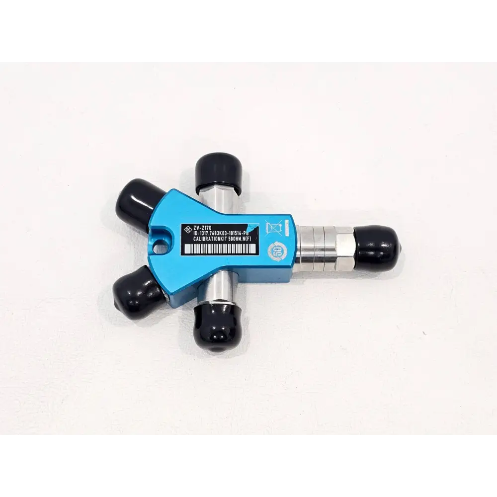 Rohde & Schwarz ZV-Z170 calibration kit showing Open Short Load standards
