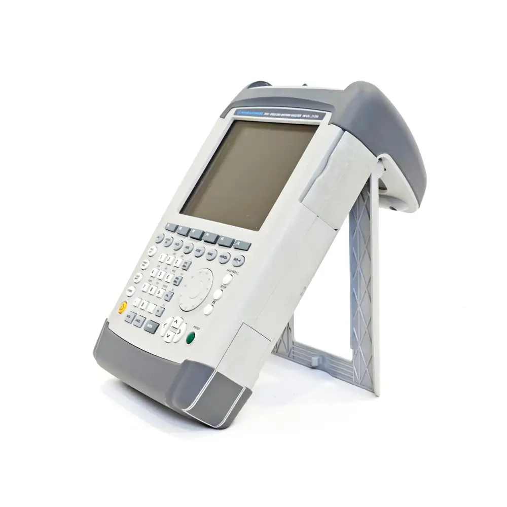 Rohde & Schwarz ZVH4 left-side view showing USB and interface ports