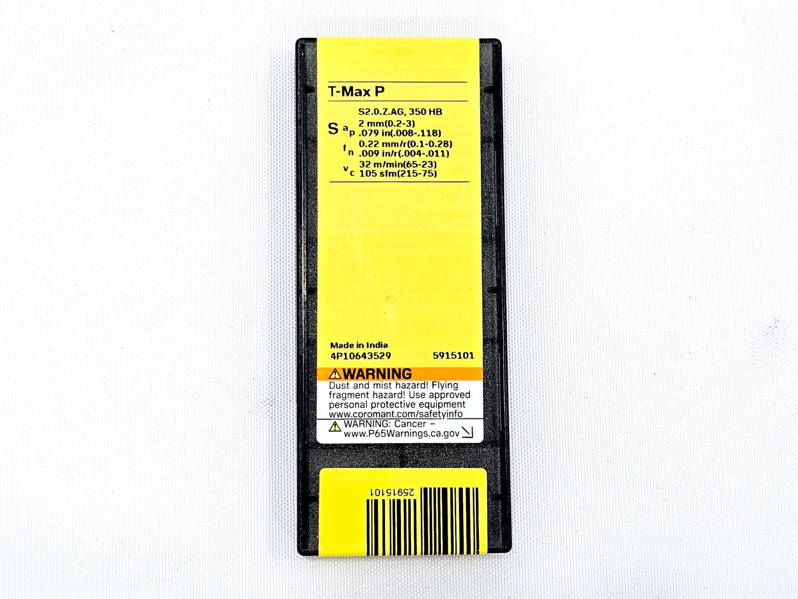 Sandvik Coromant TNMG 160408-SM 1105 / TNMG 332-SM Inserts