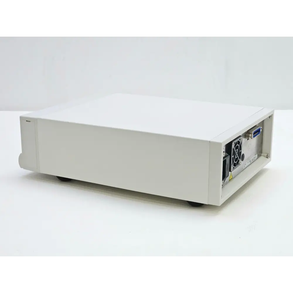 Santec OTF-930 optical tunable filter three-quarter rear-right view showing overall chassis condition