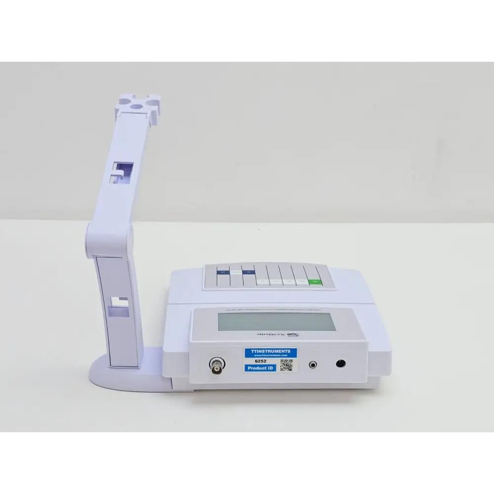 SciQuip PHS-3BW meter right side view and rear panel detail