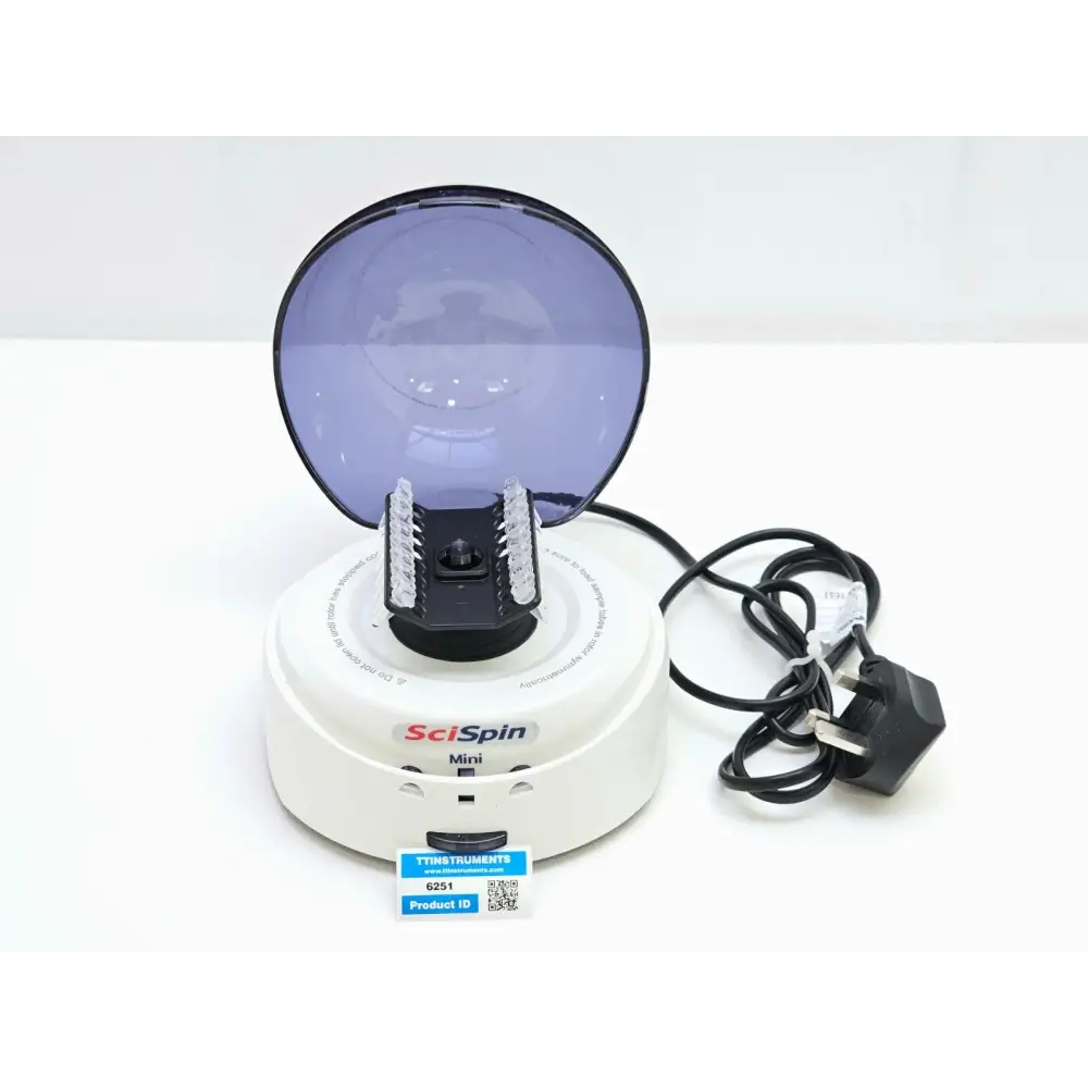 SciSpin Mini Centrifuge 9011001012 front view showing compact benchtop housing