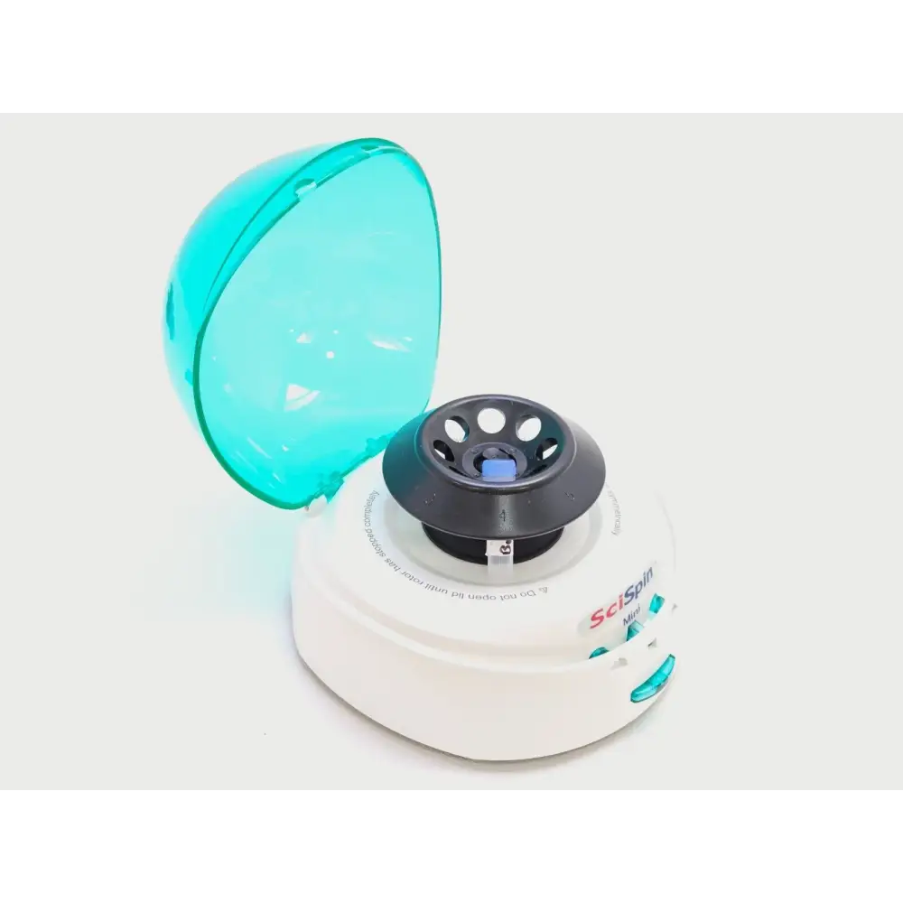 SciSpin Mini Centrifuge 9011002012 top view showing rotor and microtube capacity