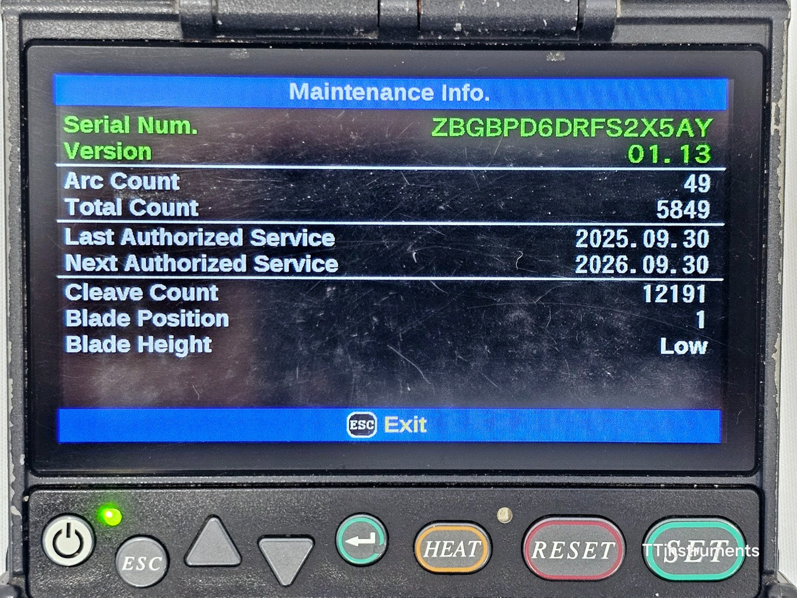 Serviced Fujikura 21S SM MM Fiber Fusion Splicer CT-50 Cleaver ARC 5849 FSM 22S