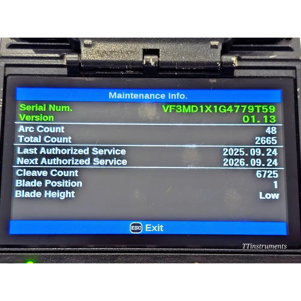Fujikura FSM-22S fusion splicer with CT-50 high precision fibre cleaver and accessories