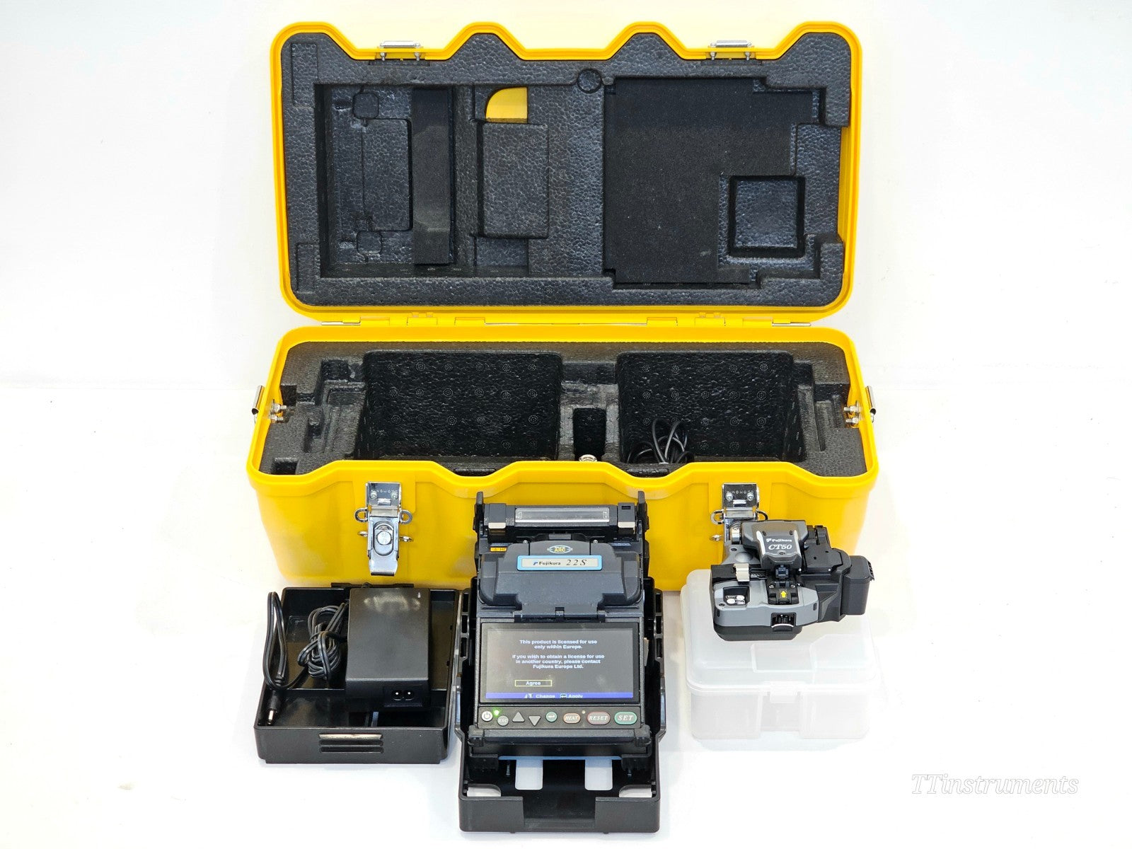 Serviced Fujikura 22S SM MM Fiber Fusion Splicer CT-50 Cleaver ARC 1693 FSM 22S
