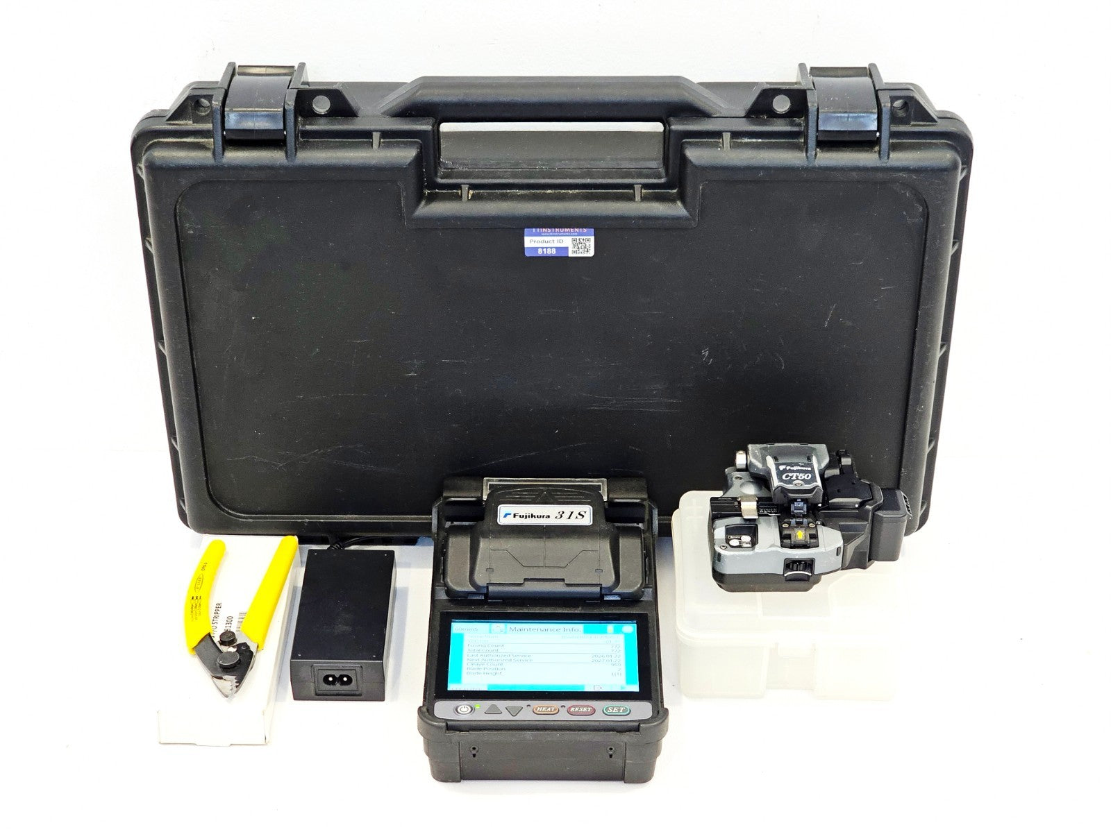 Serviced Fujikura 31S Active Cladding Fusion Splicer + CT50 Cleaver ARC 7720
