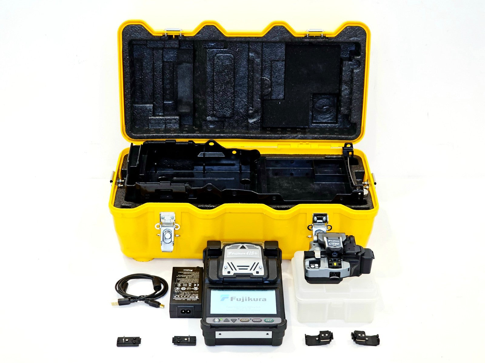 Serviced Fujikura 41S+ Active Cladding Fusion Splicer ARC 1836 + CT50 Cleaver0