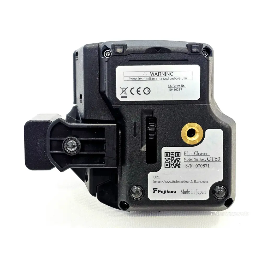 Fujikura 41S fusion splicer side and rear view showing ports and build quality