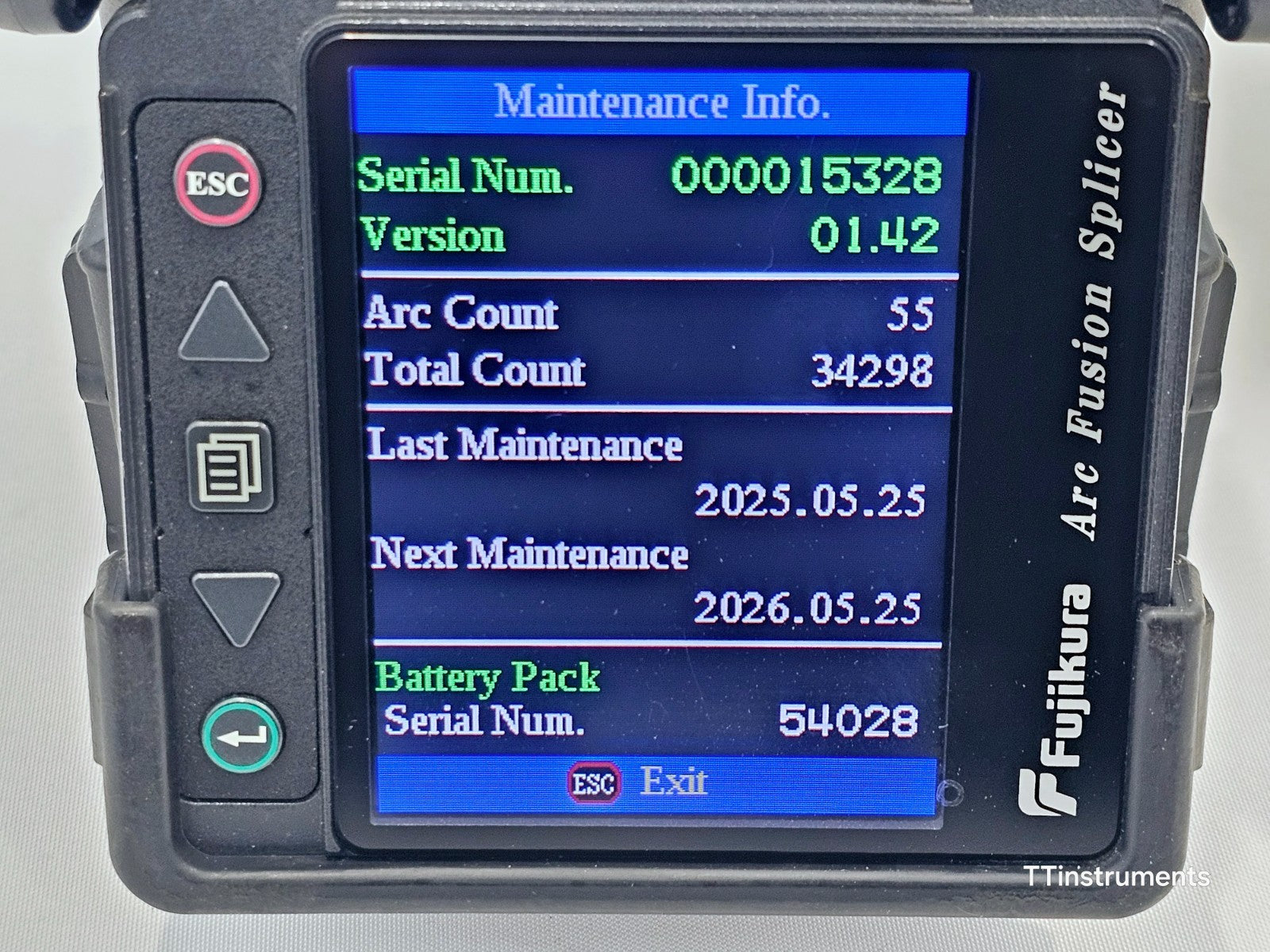 Serviced Fujikura 60S FSM-60S Fiber Optic SM MM Splicer ARC 34298