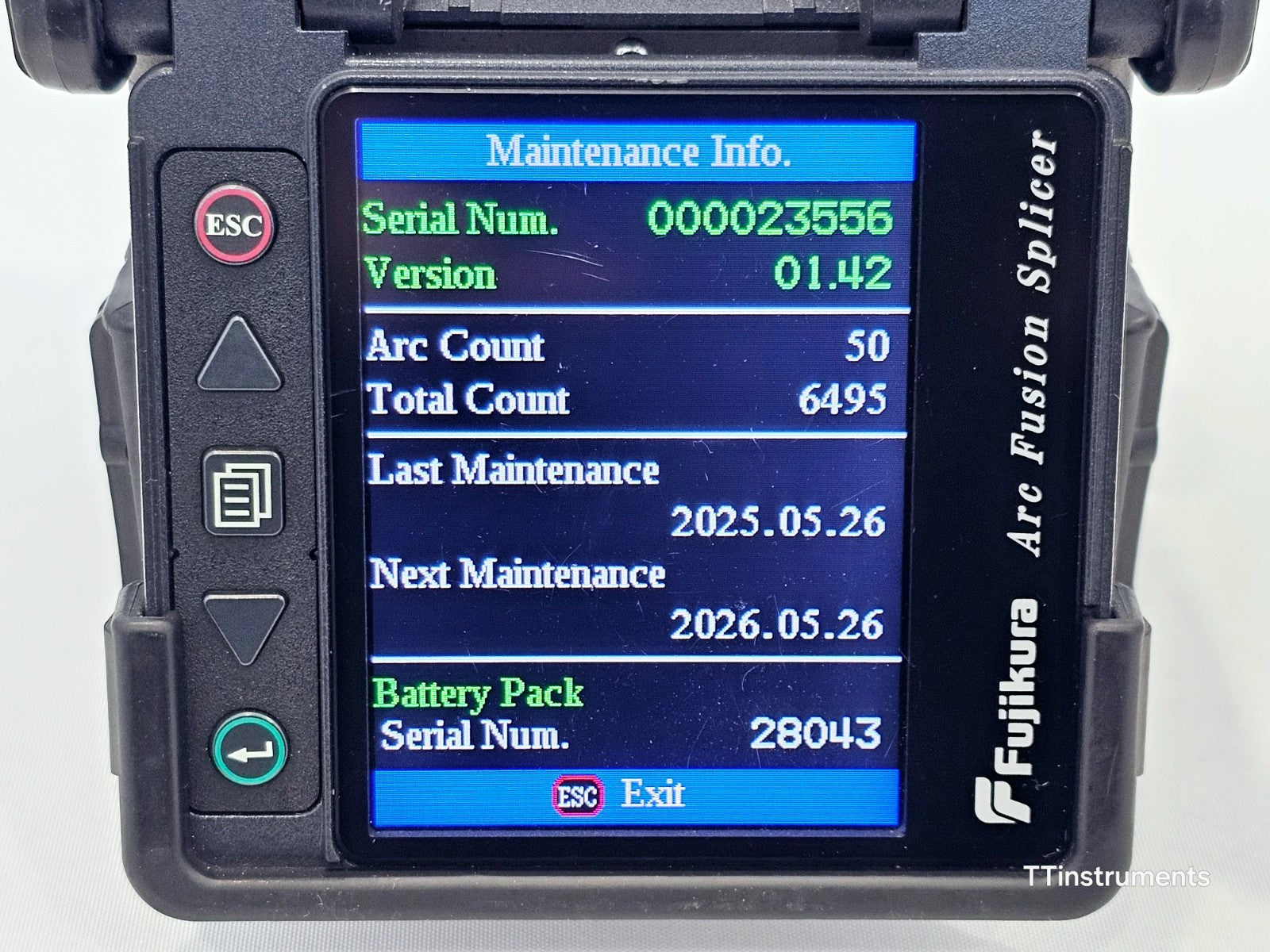 Serviced Fujikura 60S FSM-60S Fiber Optic SM MM Splicer ARC 6495 + CT-30 Cleaver