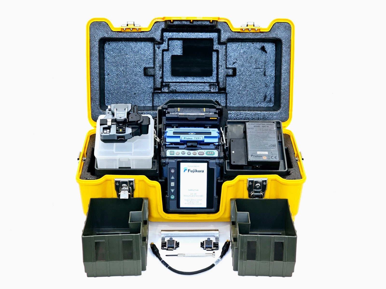 Serviced Fujikura 70S+ SM MM Core Alignment Fusion Splicer CT50 Cleaver ARC 5310