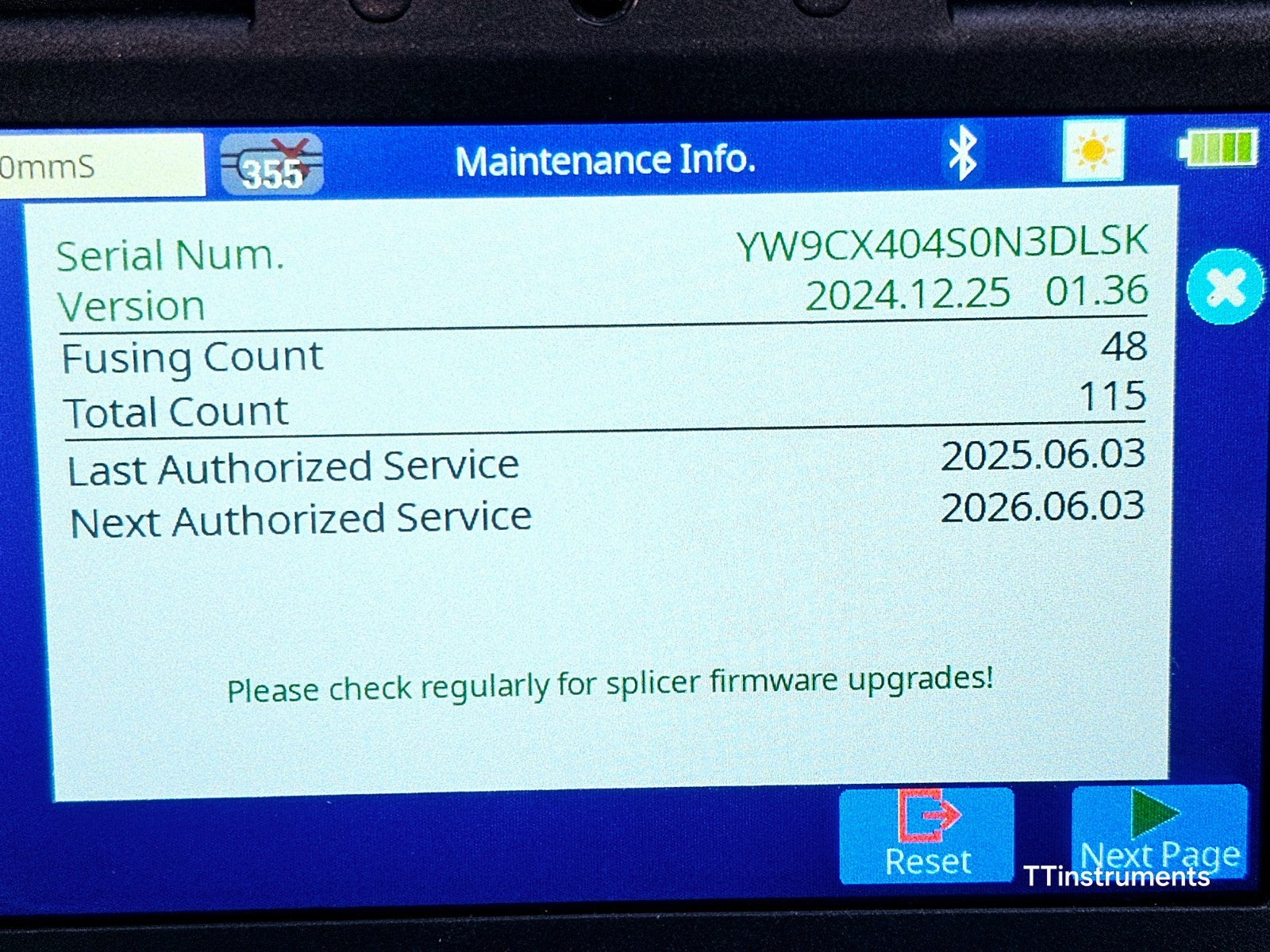 Serviced Fujikura 90S+ Fibre Optic Fusion Splicer + CT-50 Cleaver - ARC ONLY 115