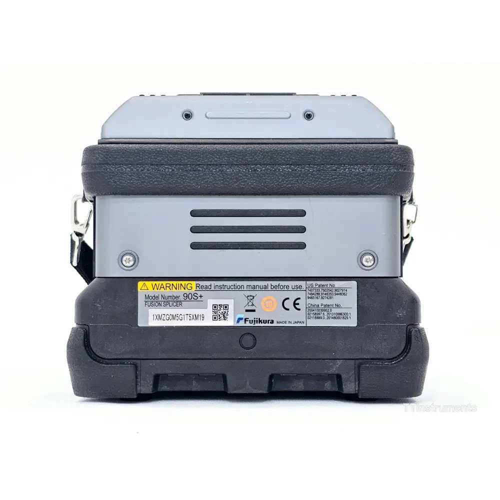Fujikura 90S+ fusion splicer with hard carrying case and accessories included in sale