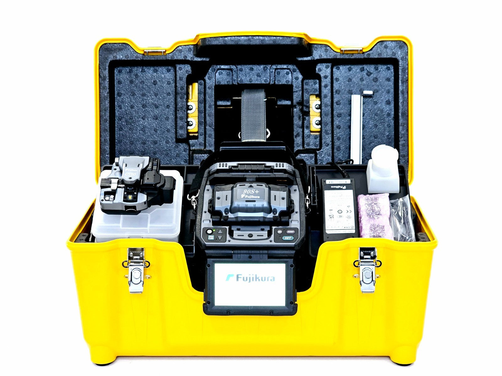 Serviced Fujikura 90S+ Fibre Optic Fusion Splicer + CT-50 Cleaver - ARC ONLY 109