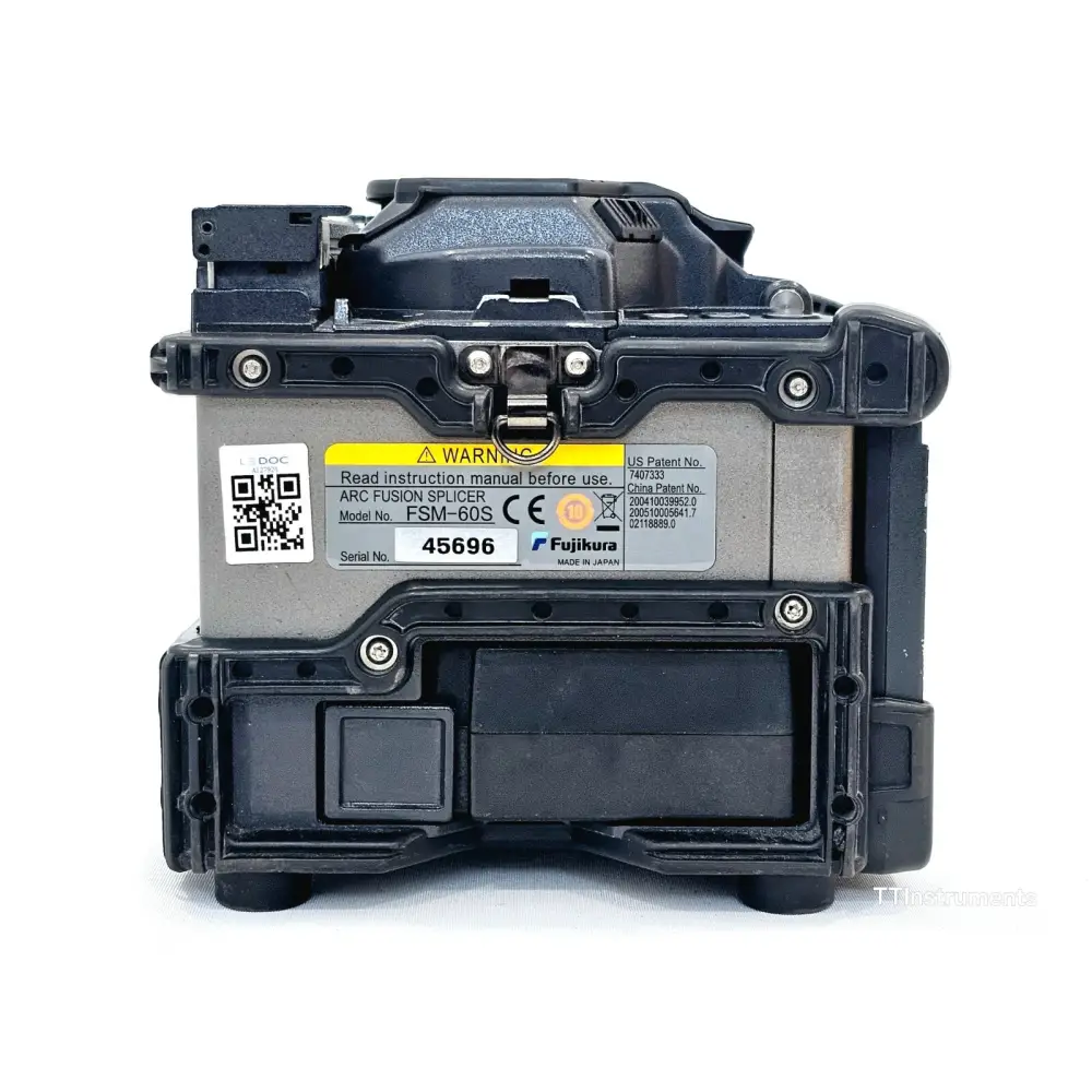 Fujikura FSM-60S splicer carry case with foam interior and accessories