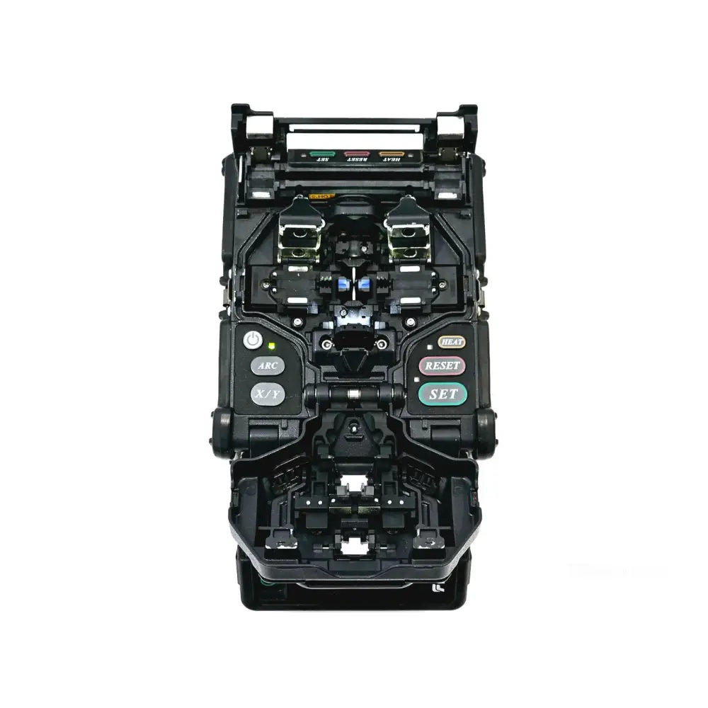 Fujikura FSM-60S fusion splicer side view showing compact portable housing