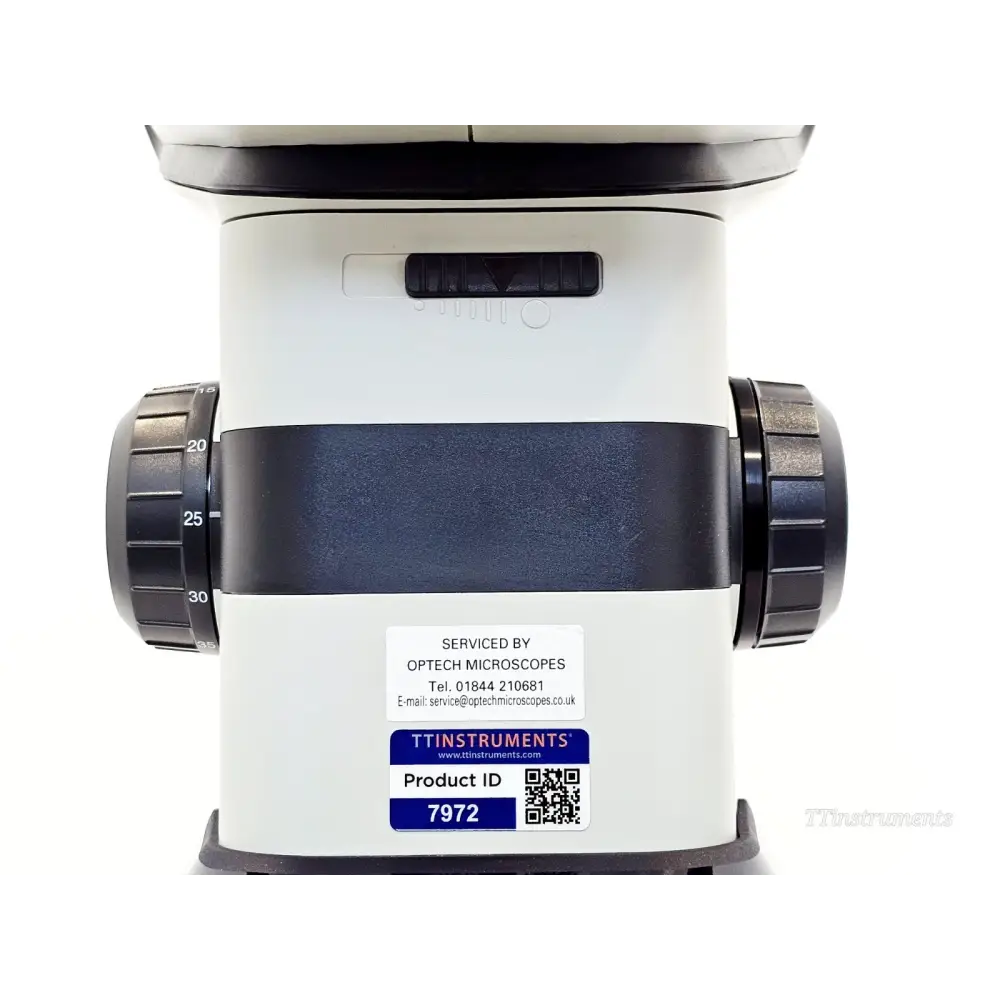 Vision Engineering Lynx EVO microscope base and stand showing working distance configuration