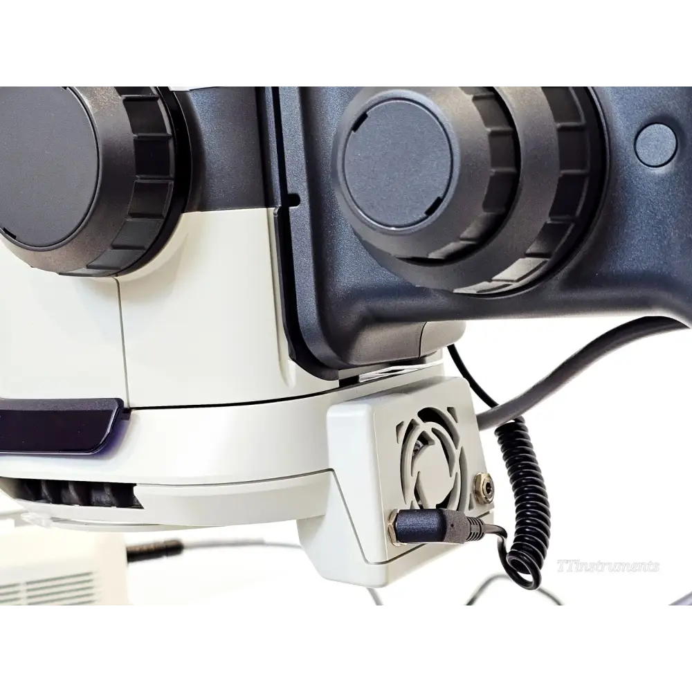 Vision Engineering ring light for Lynx EVO stereo microscope shown separately
