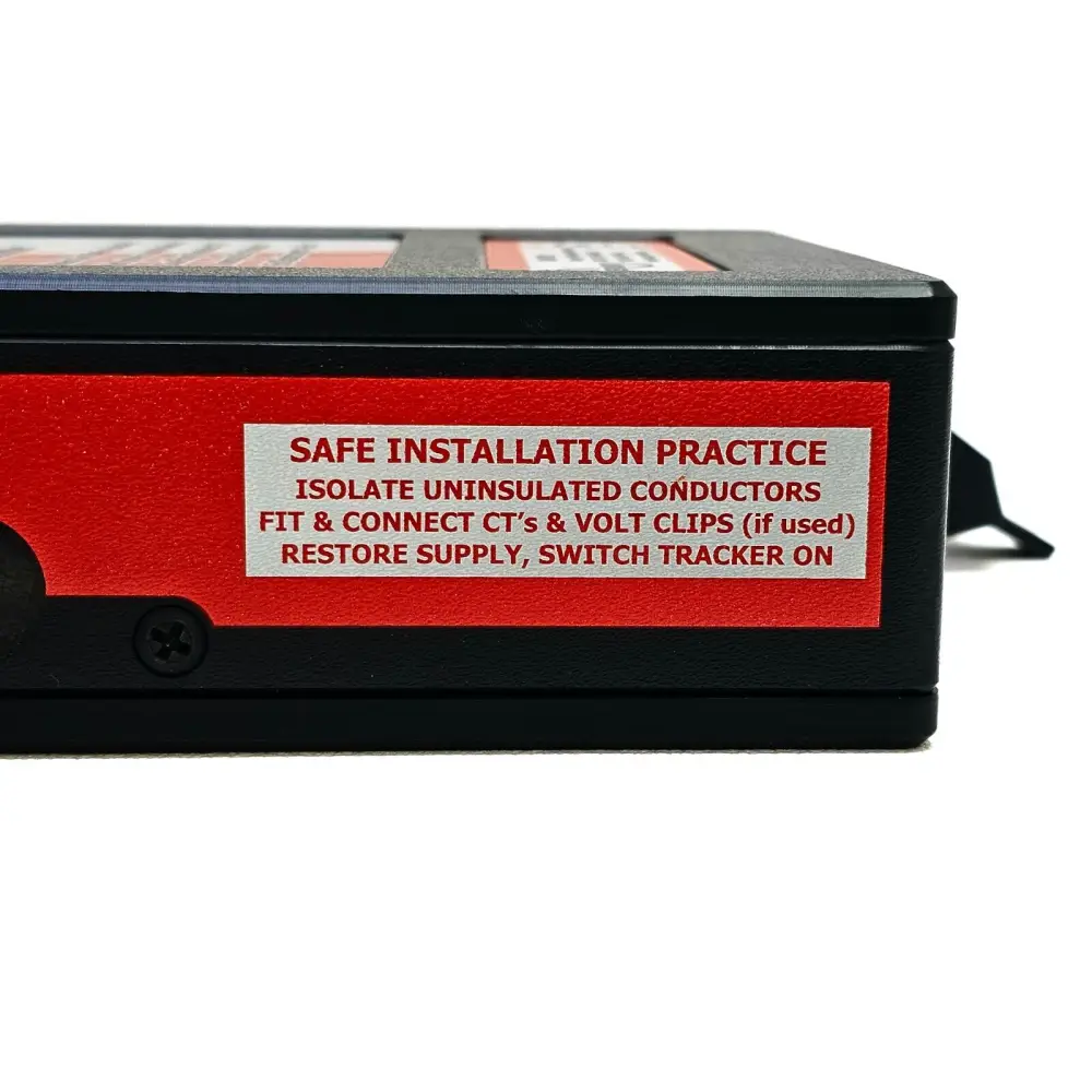 Sinergy e-TRacKER Mk2 optional voltage connection terminals close-up