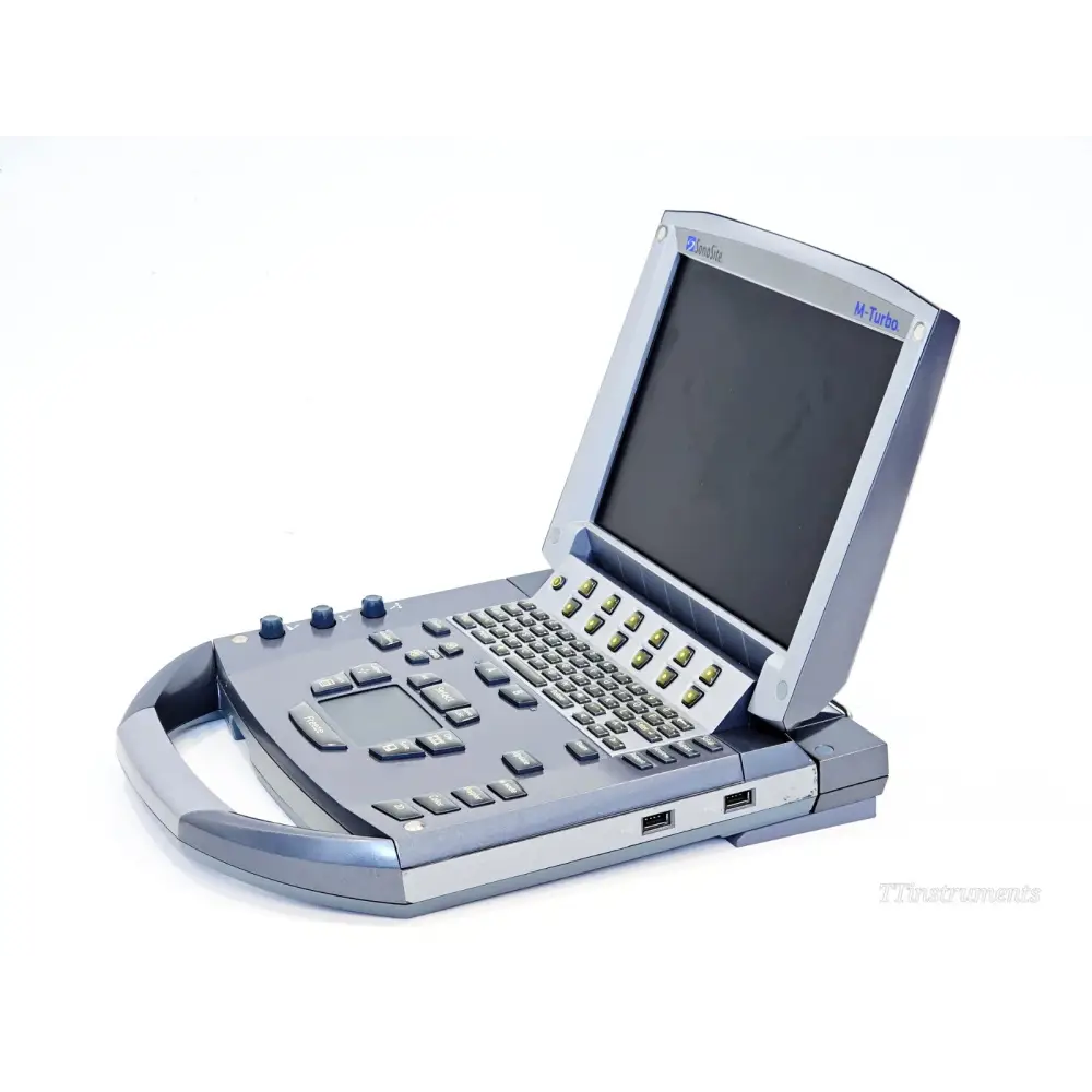 SonoSite M-Turbo ultrasound system rear panel and connectivity ports